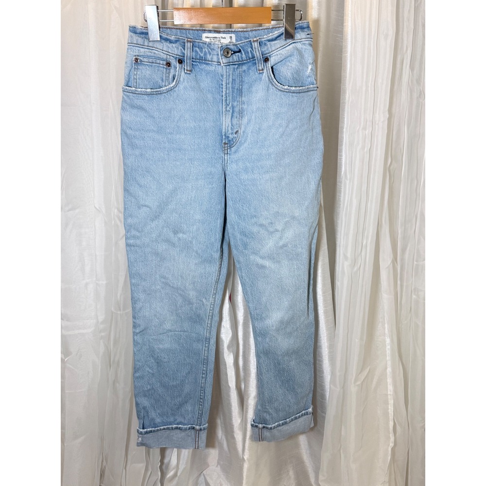 Abercrombie & Fitch Jeans Womens 26/2S Light Blue 90s Straight Ultra High Rise